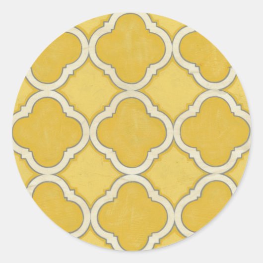 Sticker Rond Motifs du marché I (Devant)