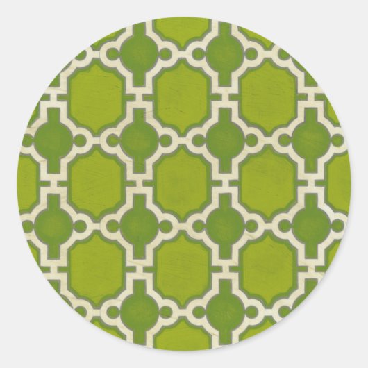 Sticker Rond Motifs du marché IV (Devant)