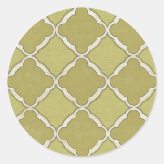 Sticker Rond Motifs du marché IX (Devant)