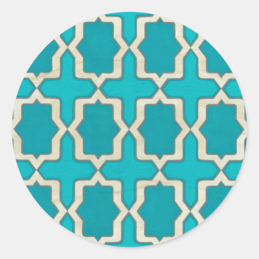 Sticker Rond Motifs du marché V (Devant)