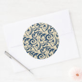 Sticker Rond Motifs persans Inspiration 2 (Enveloppe)