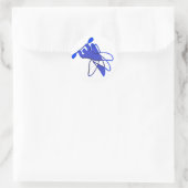 Sticker Rond Motions kayak Cartwheel (Sac)