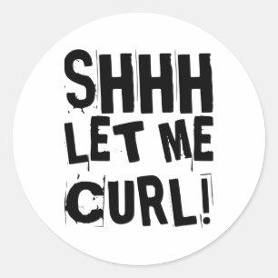 Sticker Rond Motivation drôle humour de gym Gains de biceps Chu