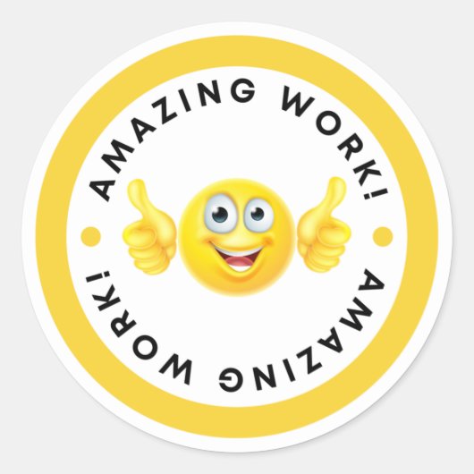 Sticker Rond Motivational good job teachers stikers (Devant)