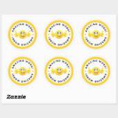 Sticker Rond Motivational good job teachers stikers (Feuille)