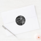 Sticker Rond Moto 1 stcna (Enveloppe)