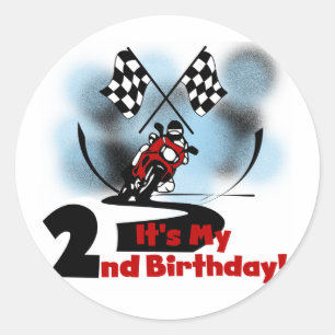Sticker Rond Moto emballant les 2èmes T-shirts et cadeaux