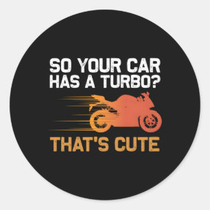 Sticker Rond Moto moto moto