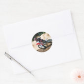 Sticker Rond Motocross (Enveloppe)
