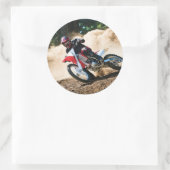 Sticker Rond Motocross (Sac)