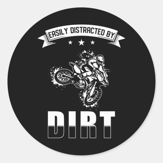 Sticker Rond Motocross (Devant)