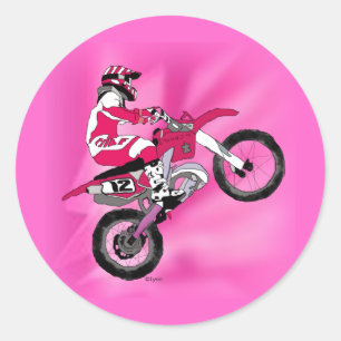 Sticker Rond Motocross 303