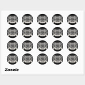Sticker Rond Motocross Stunt (Feuille)