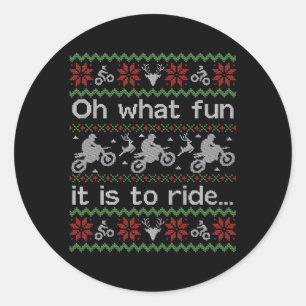 Sticker Rond Motocyclette à Vélo sale