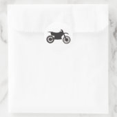 Sticker Rond Motorcycle (Sac)