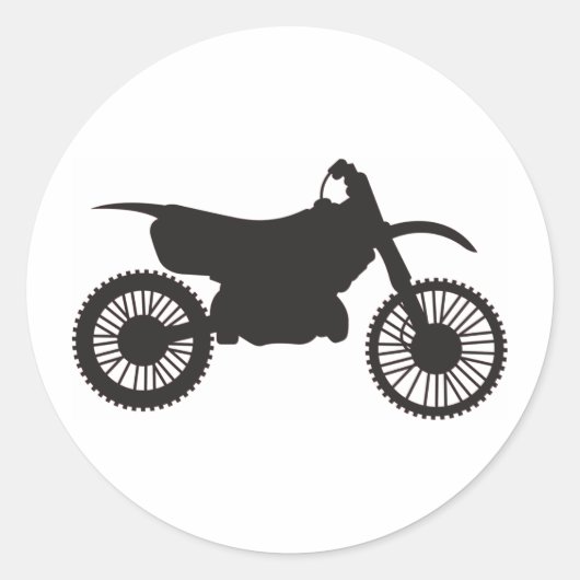 Sticker Rond Motorcycle (Devant)