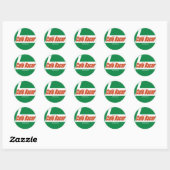 Sticker Rond Motos Café Racer (Feuille)