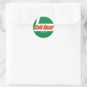 Sticker Rond Motos Café Racer (Sac)