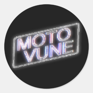 Sticker Rond MOTOVUNE brillant