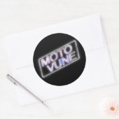 Sticker Rond MOTOVUNE brillant (Enveloppe)