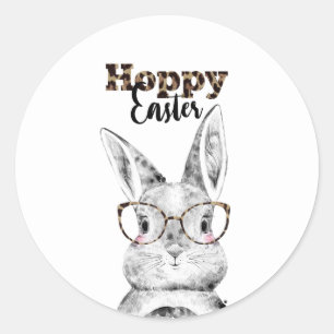 Sticker Rond Mots clés de Pâques, faveurs de Pâques, Décor de P