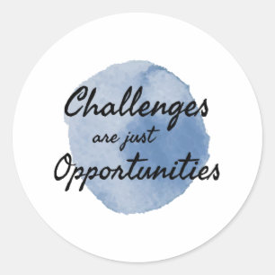 Sticker Rond mots de motivation pour le travail et la réussite