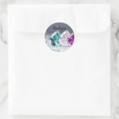 Sticker Rond Mots Personnalisés Triple Gems (Sac)