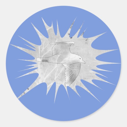 Sticker Rond Mouette (Devant)