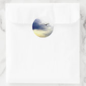 Sticker Rond Mouette (Sac)