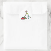 Sticker Rond Moulage de pelouse (Sac)
