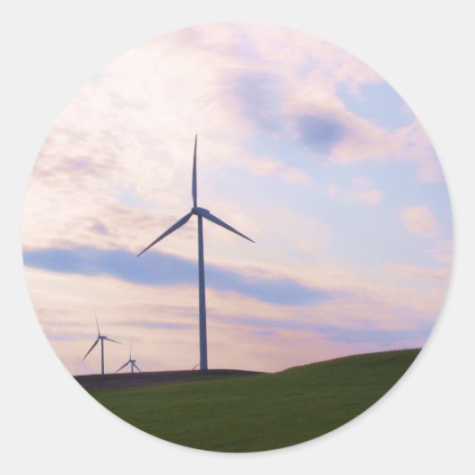 Sticker Rond Moulin à vin ! (Devant)