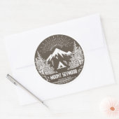 Sticker Rond Mount Seymour Provincial Park (Enveloppe)