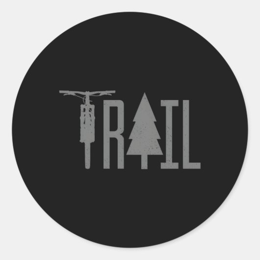 Sticker Rond Mountain Bike Mtb Downhill Vélo Vélo Vélo (Devant)