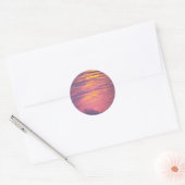 Sticker Rond Mousse Sur L'Eau Brute Et Vide (Enveloppe)