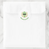 Sticker Rond Moustachio (Sac)