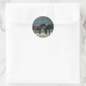 Sticker Rond Moustang sauvage Mare & Foie (Sac)