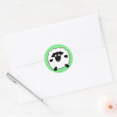 Sticker Rond Mouton (Enveloppe)