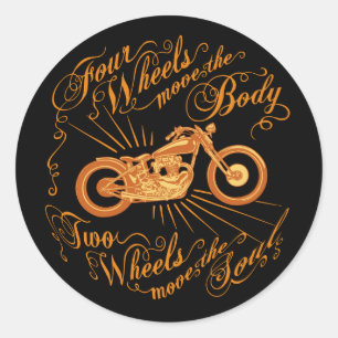 Sticker Rond Mouvement 614 de 4 roues