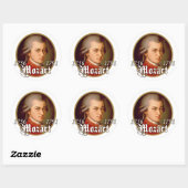 Sticker Rond Mozart (Feuille)