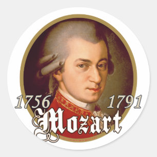 Sticker Rond Mozart