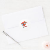 Sticker Rond Mr Right Valentines Day Humor Matching Couples 1  (Enveloppe)