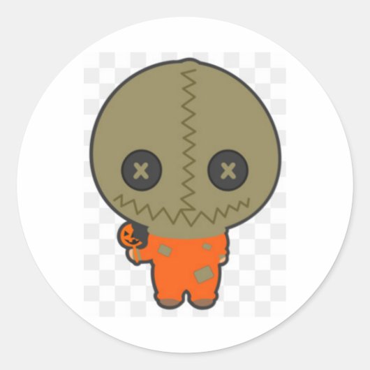 Sticker Rond mrs sam (Devant)