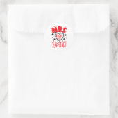 Sticker Rond Mrs Steal Your Heart Valentines Day Matching Coup  (Sac)