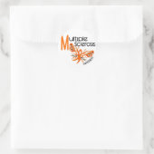 Sticker Rond MS Sclérose en plaques BUTTERFER 3.1 (Sac)