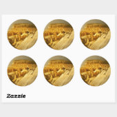 Sticker Rond Mt. Garfield (Feuille)