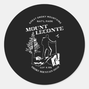 Sticker Rond Mt Leconte Great Smoky Mountains