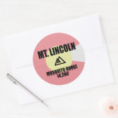 Sticker Rond Mt. Lincoln (Enveloppe)