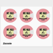Sticker Rond Mt. Yale (Feuille)