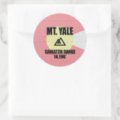 Sticker Rond Mt. Yale (Sac)