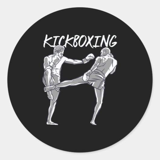 Sticker Rond Muay Thai (Devant)